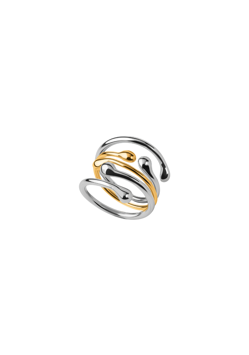 Bague Milos Argent et Or Jaune