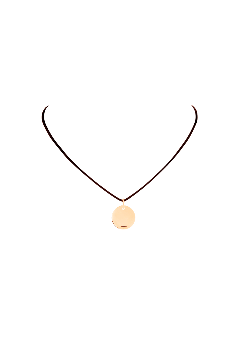 Large Gold Medal Pendant