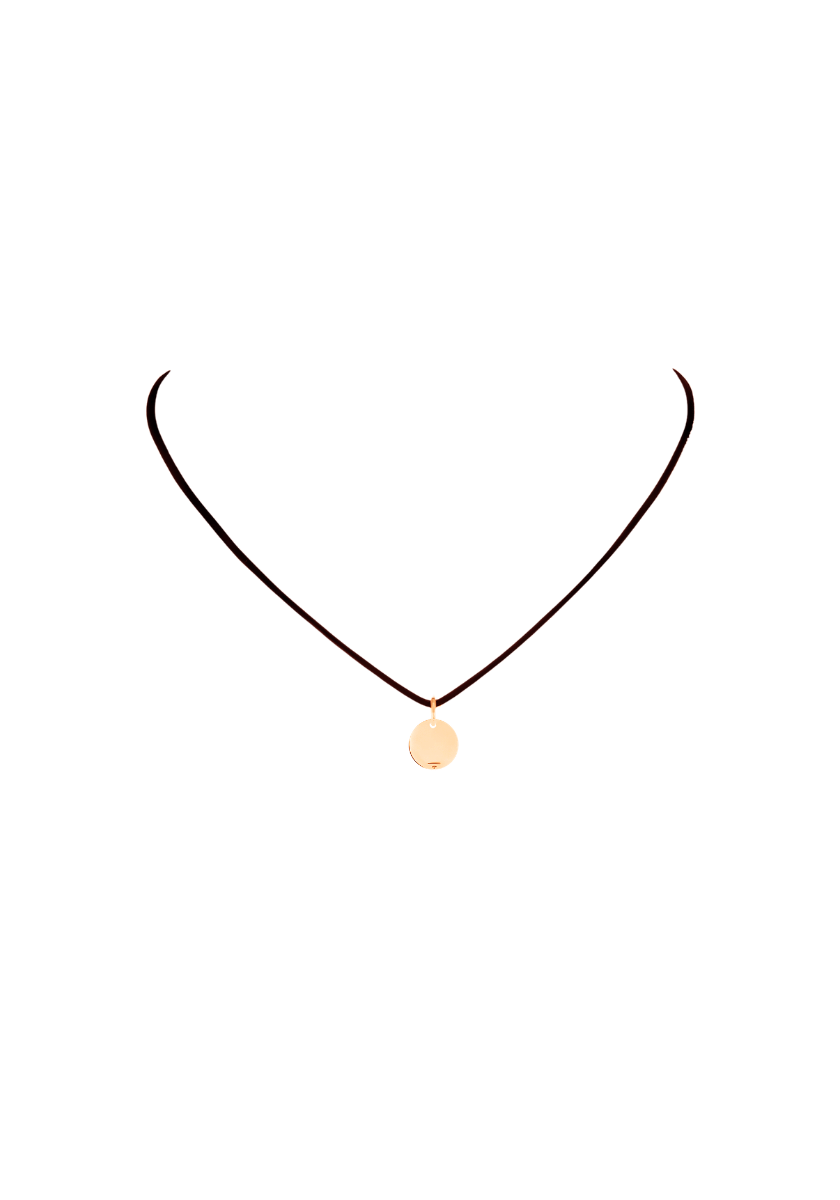Small Gold Medal Pendant