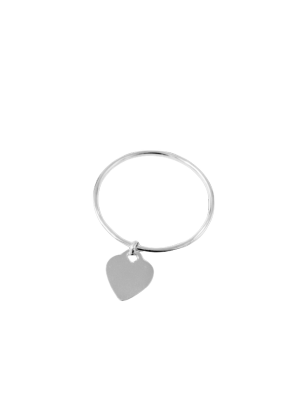 Baby Heart Bangle Bracelet - Vintage