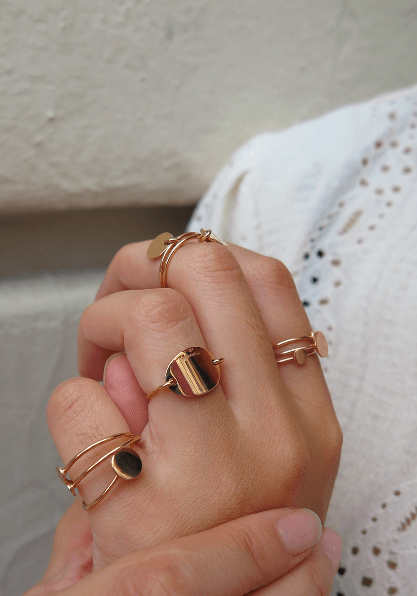 Bague Bubbies Ovale BB Or