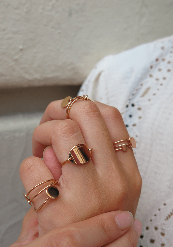 Bague Bubbies Ovale BB Or