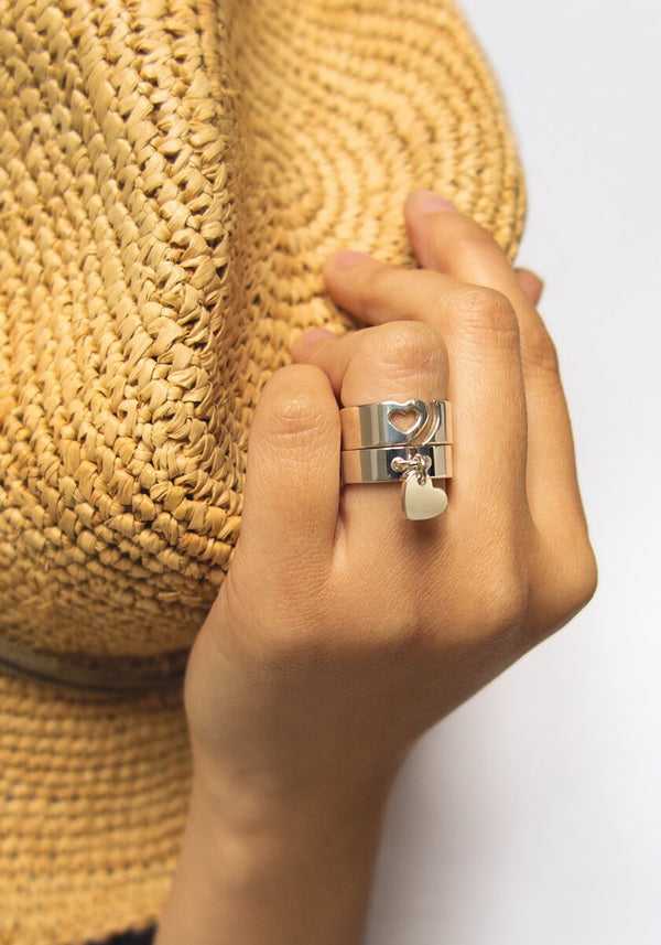 Bague Coeur Évidé BB