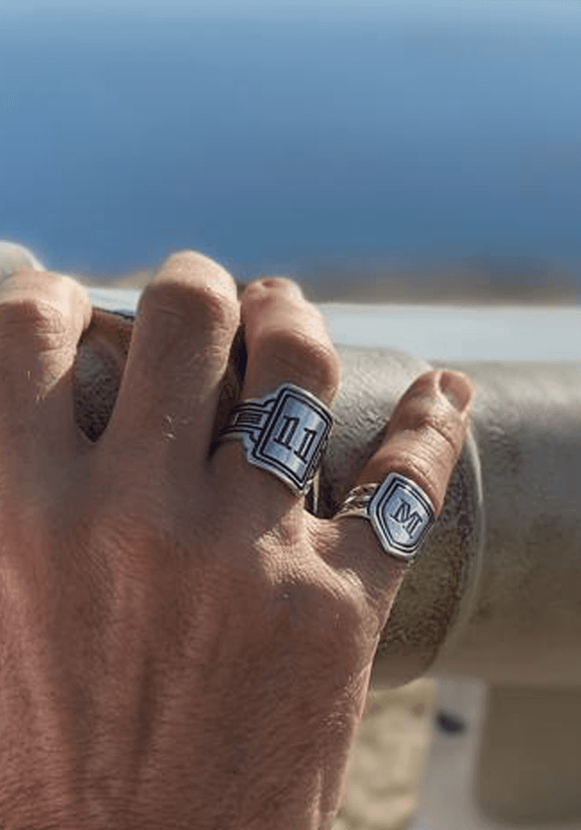 Bague Cuba Lettre