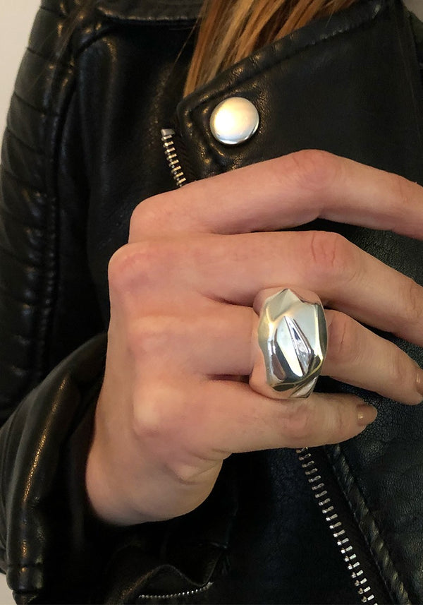 Bague Facettée Petit Modèle