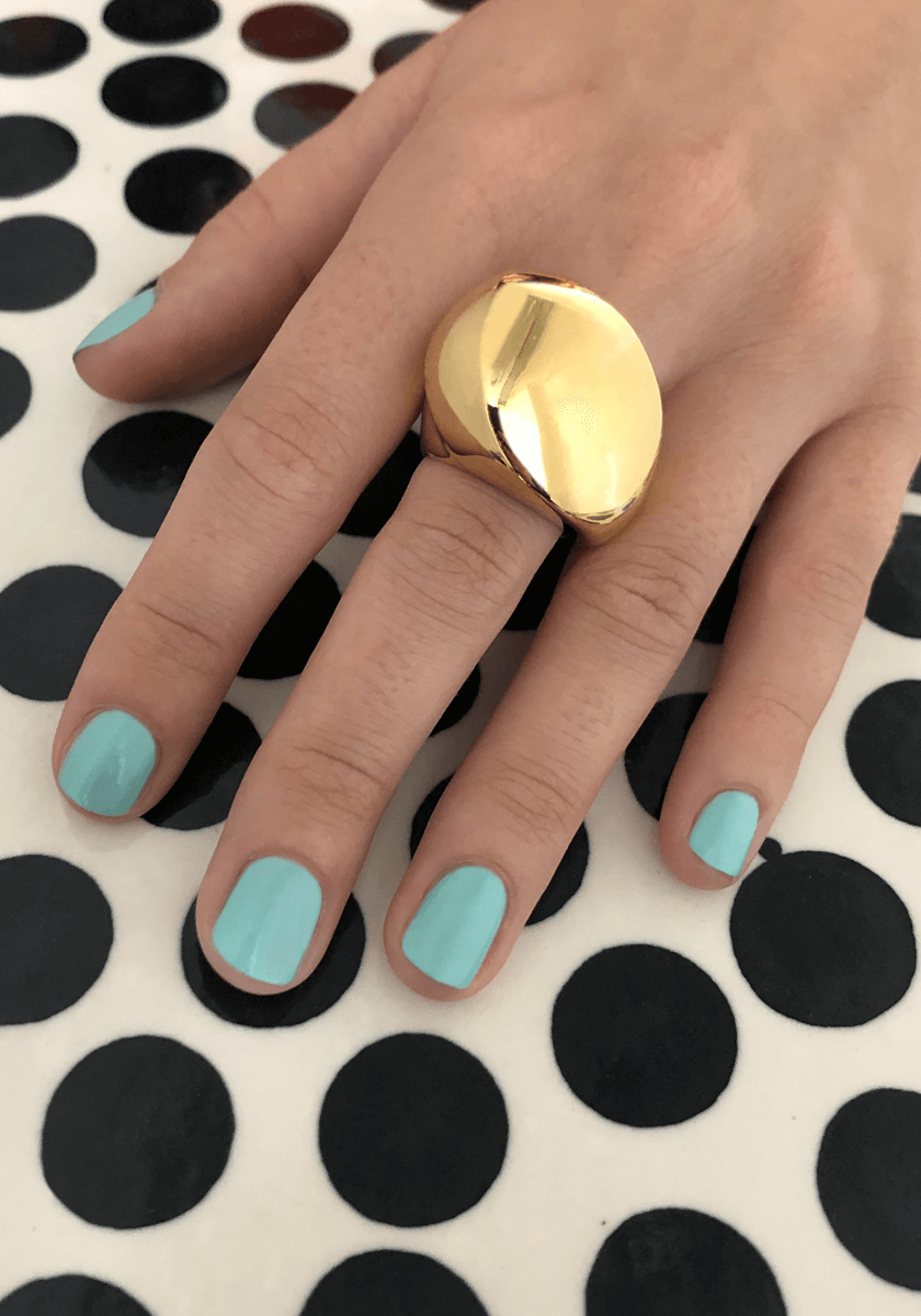 Bague Feuille Vermeil