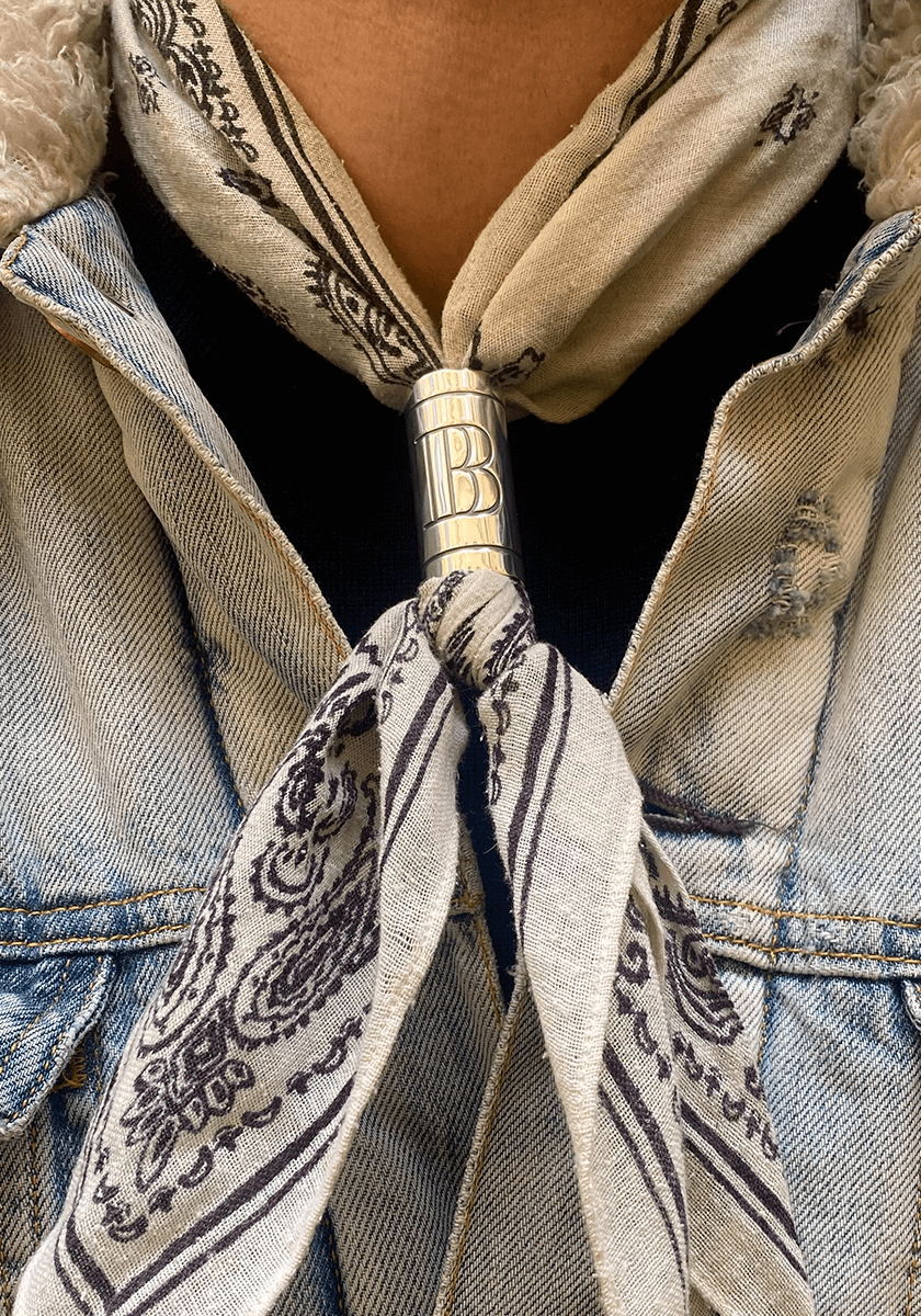 Bague Foulard Lettre