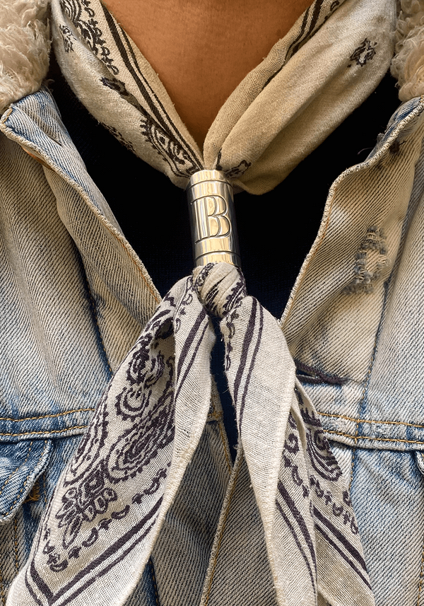 Bague Foulard Lettre