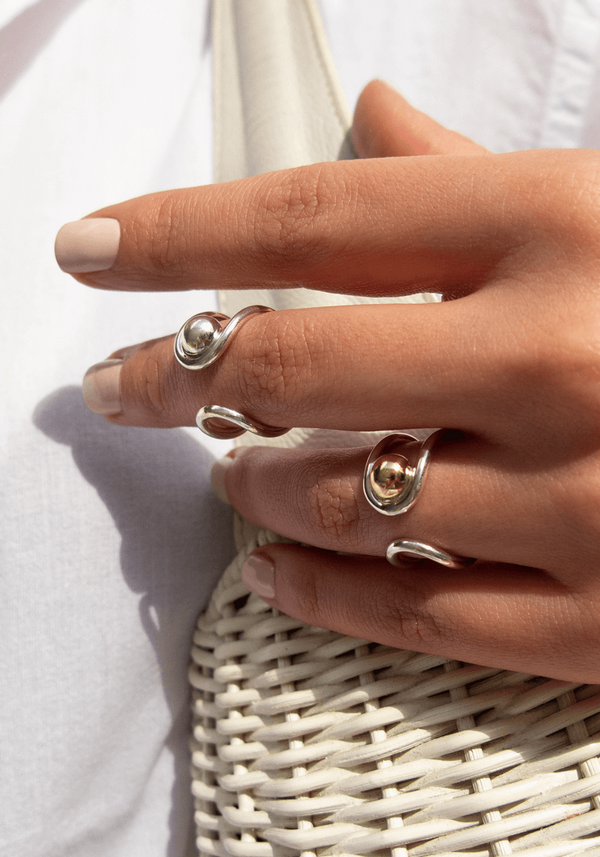 Bague Nina Or Jaune et Argent