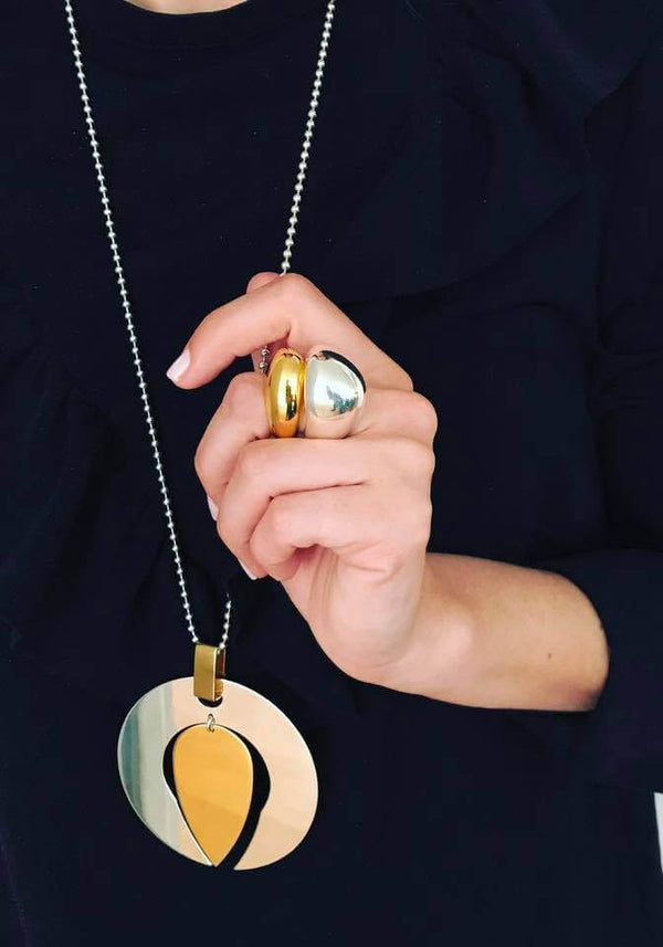 Bagues Stone Argent & Vermeil GM