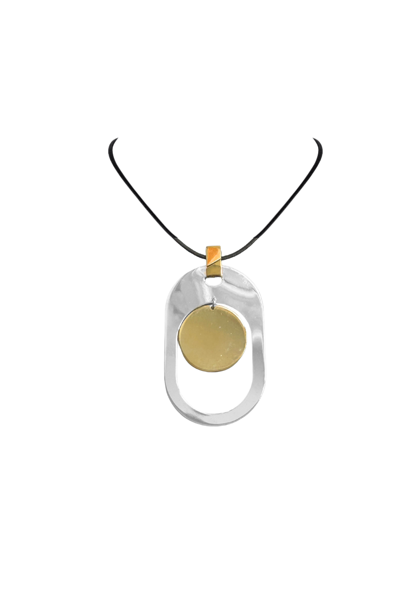 Pendentif Mercure Argent et Vermeil - Re Belle