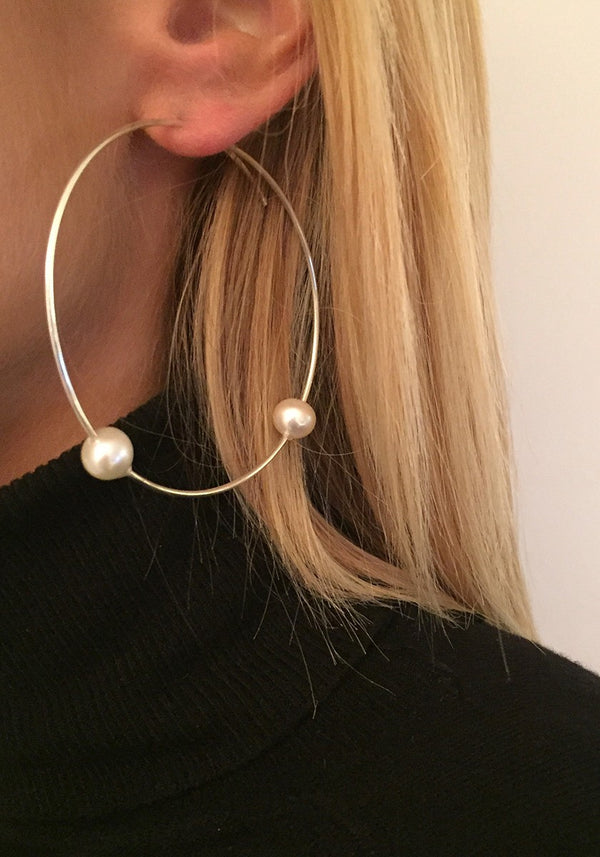 Boucles d'oreilles Créoles Bubbies Moyen Modèle