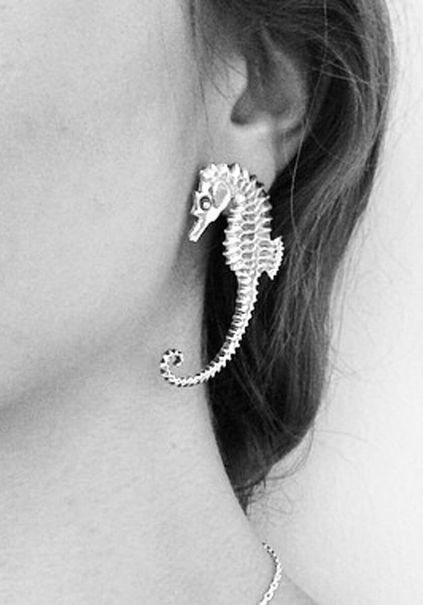 Boucles d'oreilles Hippocampe