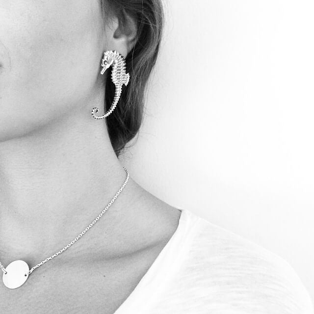 Boucles d'oreilles Hippocampe