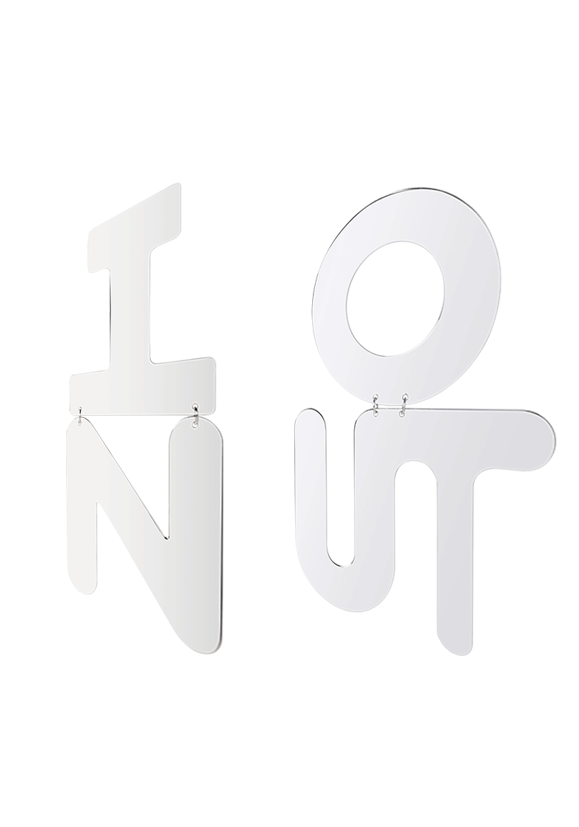Boucles d'oreilles In Out