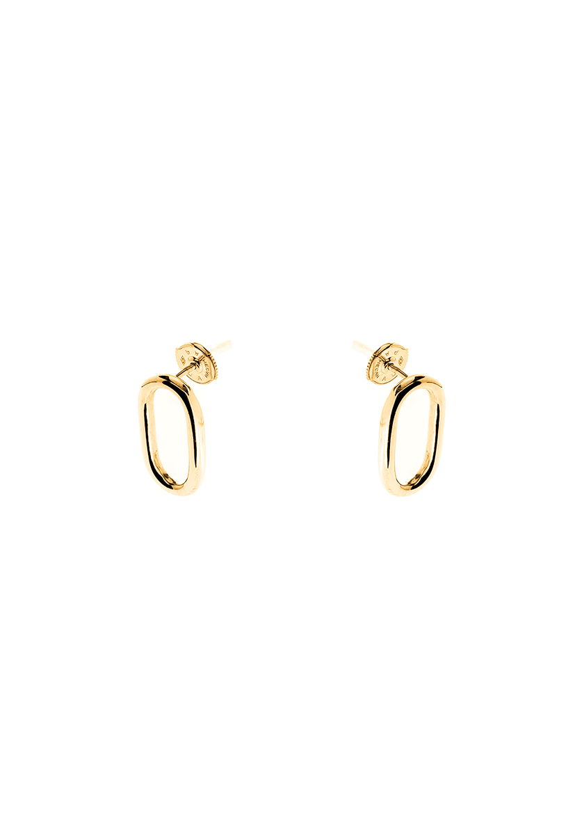 Boucles d'oreilles Maillon Petit Modèle Or Jaune