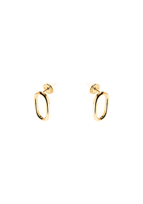 Boucles d'oreilles Maillon Petit Modèle Or Jaune