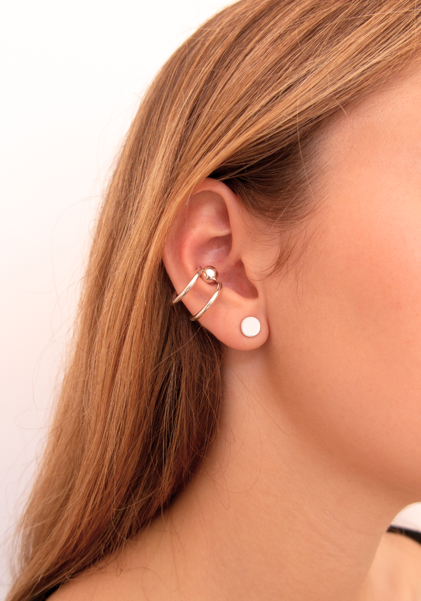 Boucles d'oreilles Mini Médaille