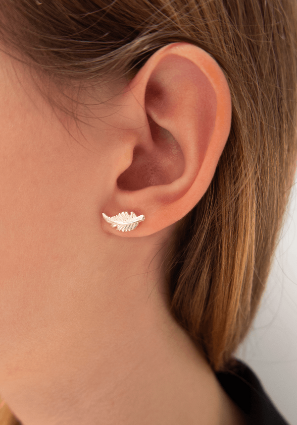 Boucles d'oreilles Plume BB