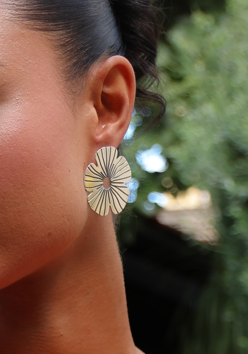 Boucles d’oreilles Coquelicot