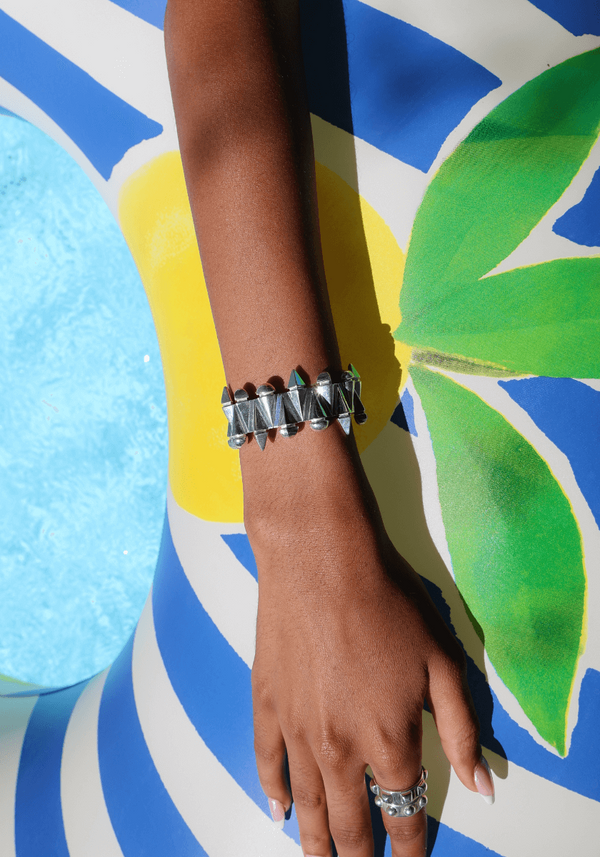 Bracelet Clou Enlacé