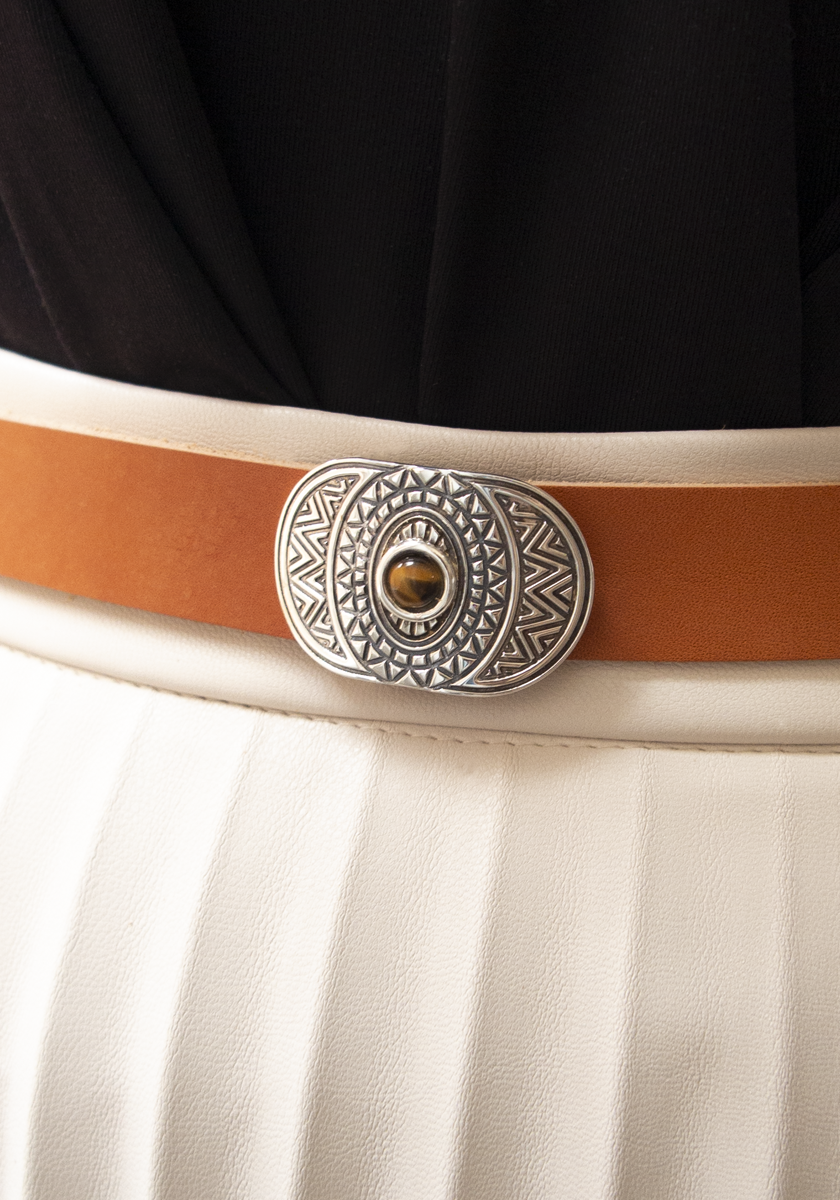Bracelet Cuir Dallas avec Pierre