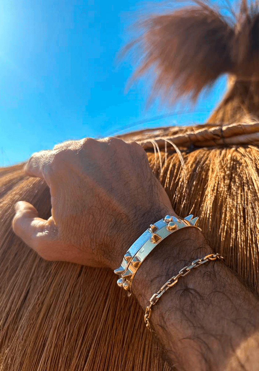 Bracelet Démon Clou Or Jaune