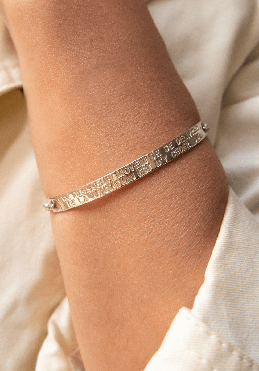Bracelet Inscription "Le Meilleur..."