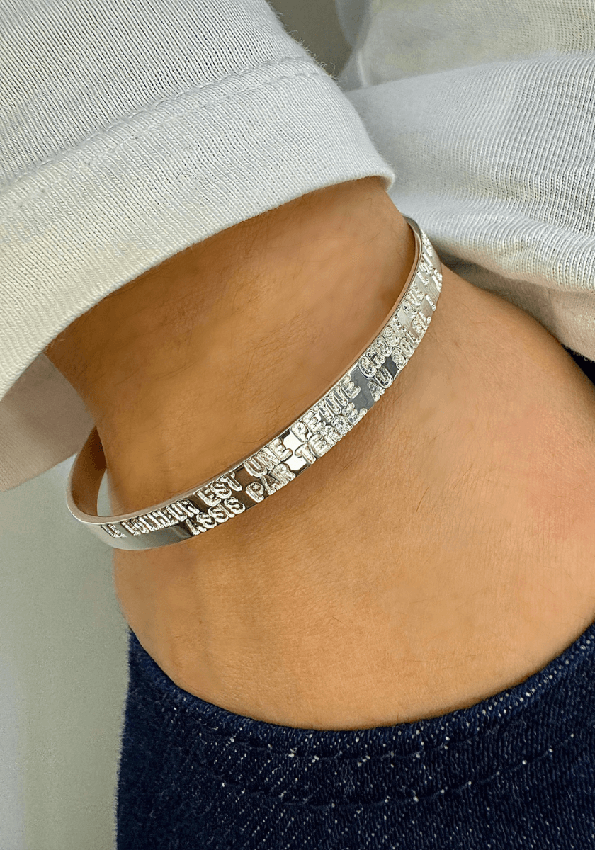 Bracelet Mots Doux "Le Bonheur"