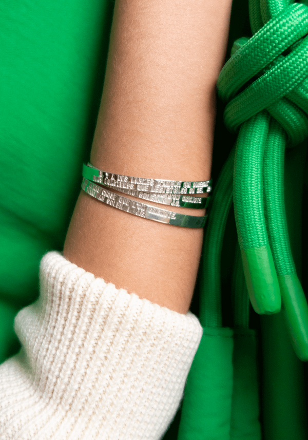 Bracelet Mots Doux "Les Larmes"