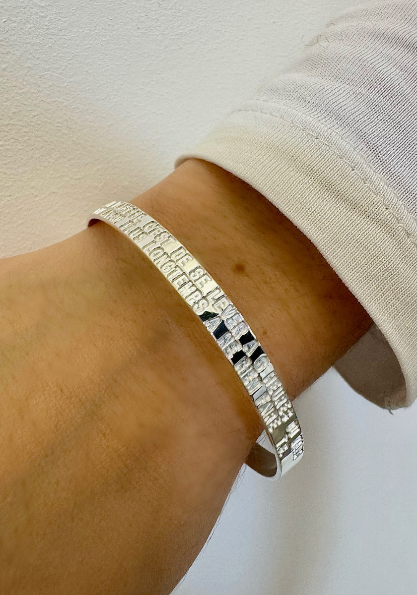 Bracelet Mots Doux "La Paresse"