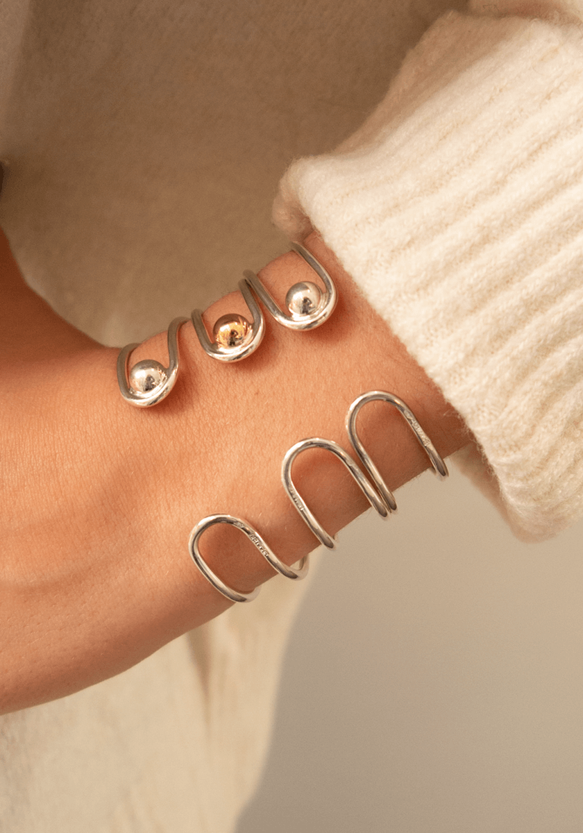 Bracelet Nina Or Jaune et Argent