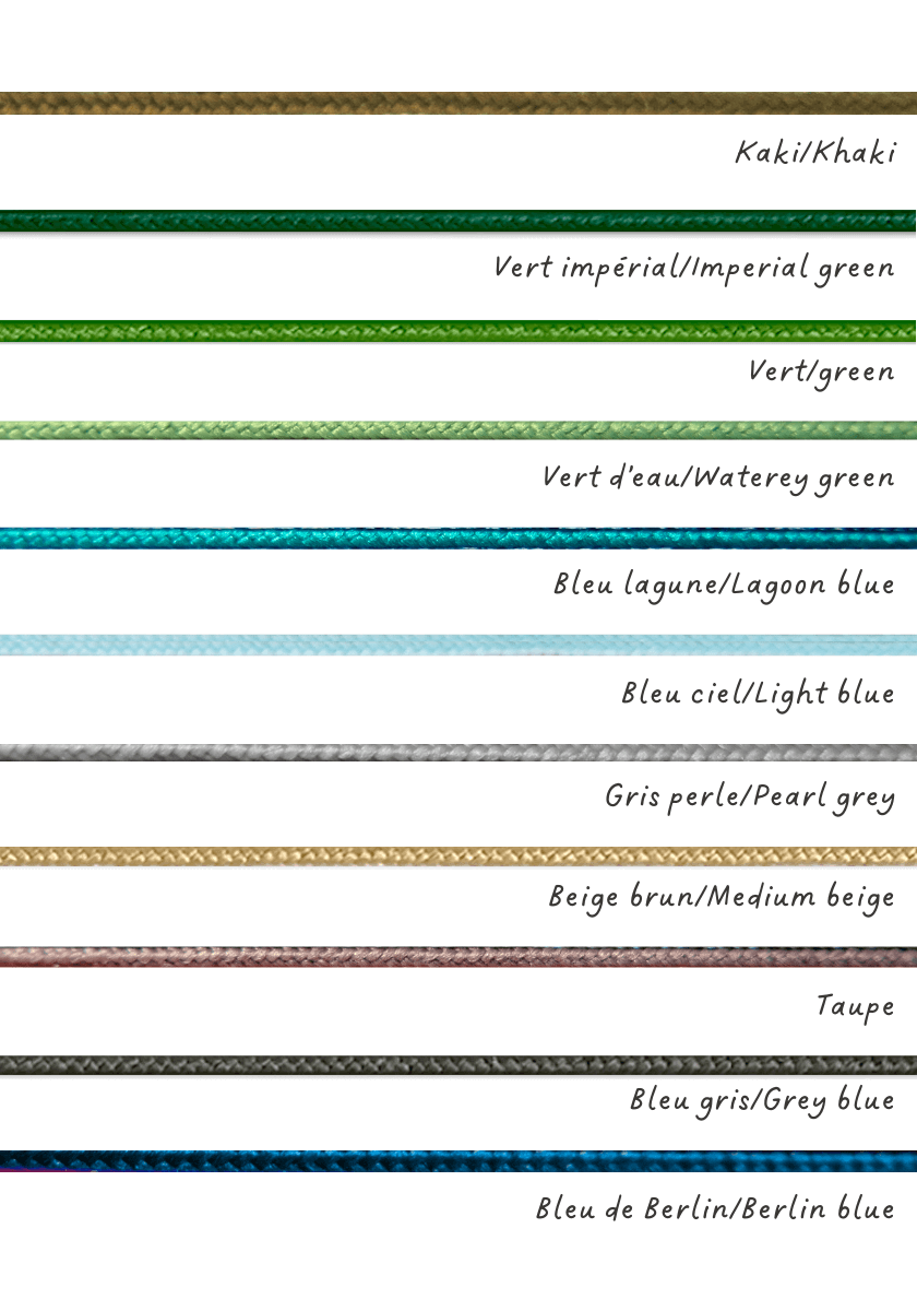 Cordon Fin Nylon (Pendentif et Grigri)