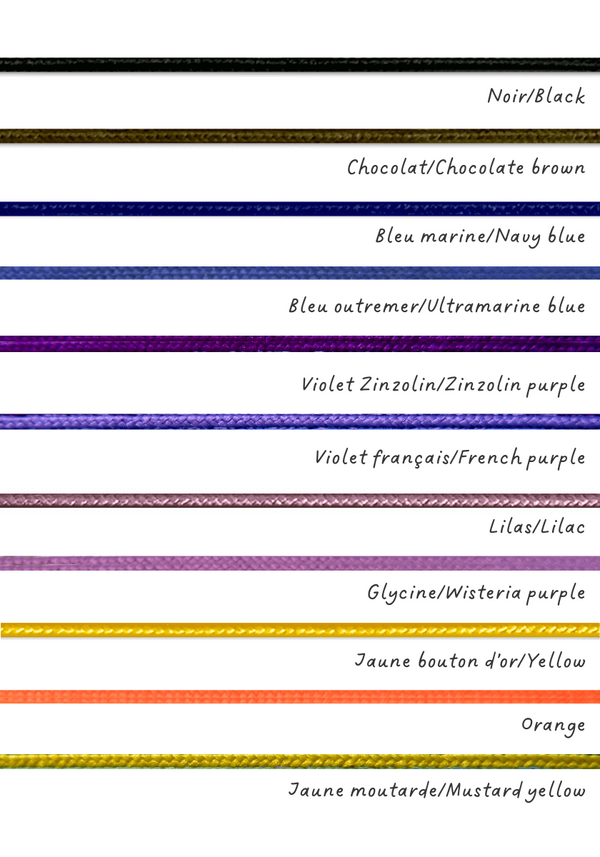 Cordon Fin Nylon (Pendentif et Grigri)