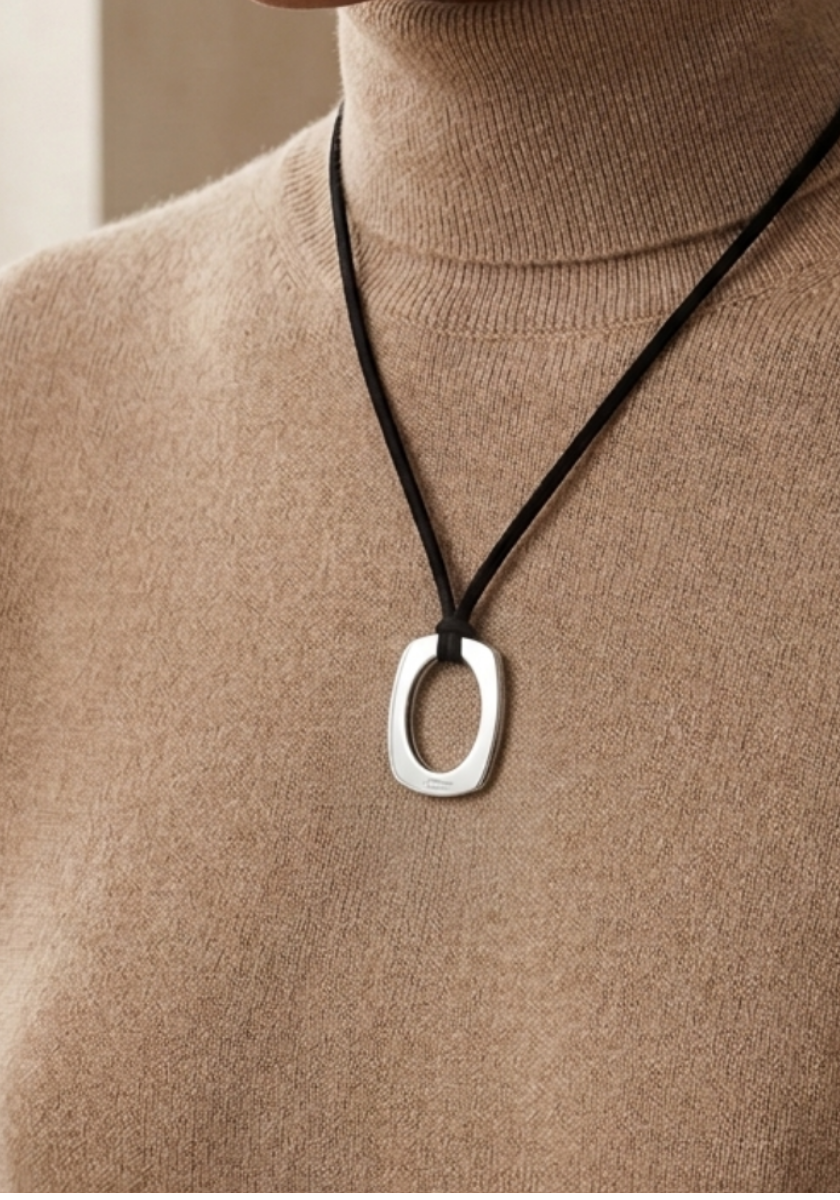 Pendentif Anneau Rectangle