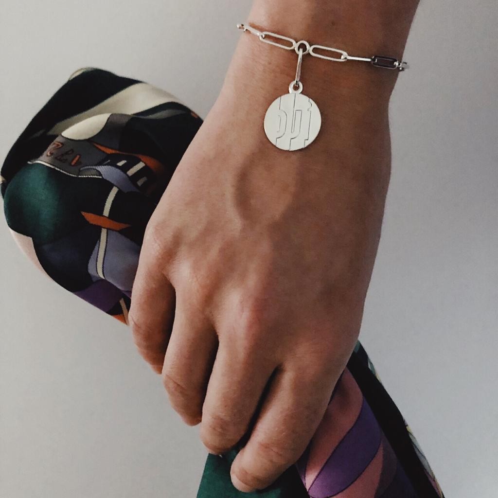 Gourmette Médaille Oui Pendante