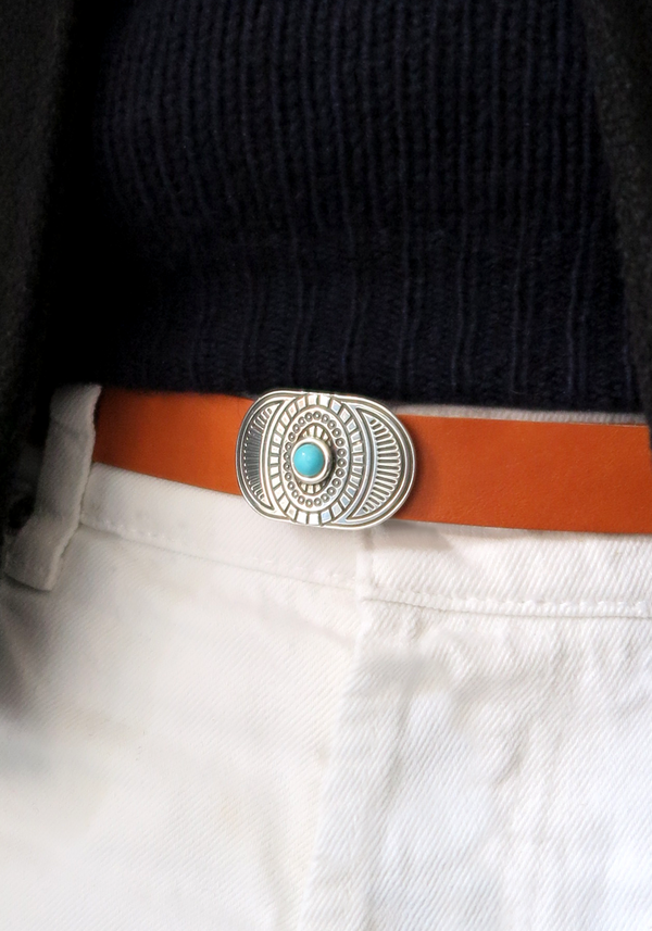Bracelet Cuir Houston avec pierre