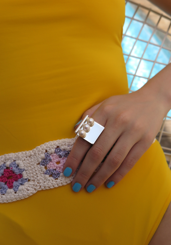 Bague Trois Perles