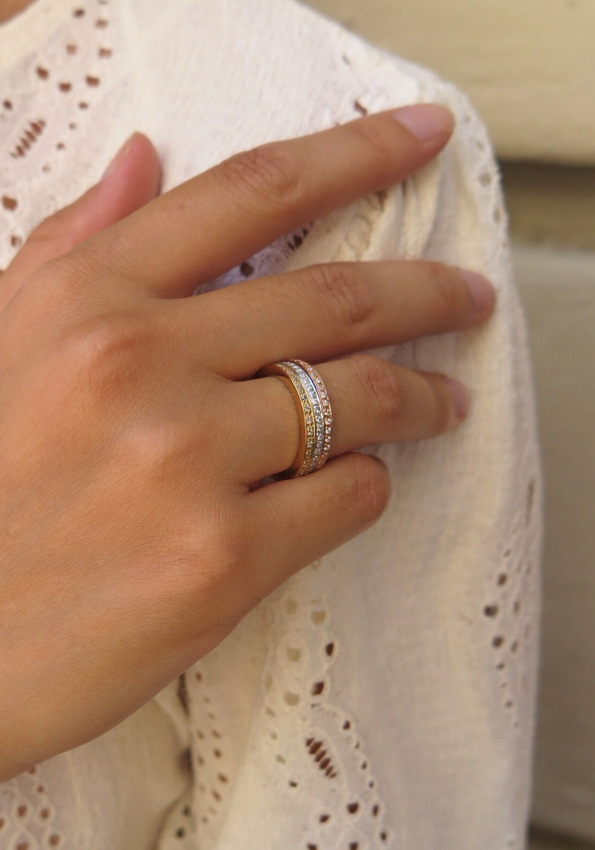 Gold and Diamond Wedding Ring