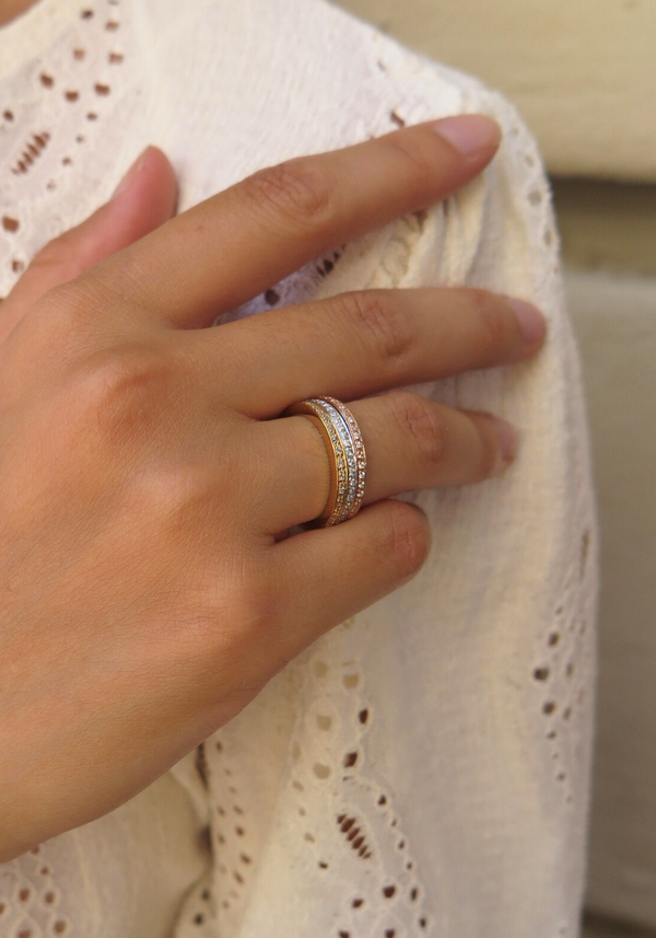 Gold and Diamond Wedding Ring