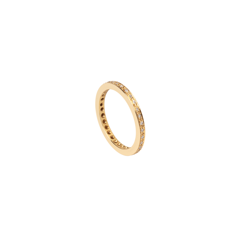 Gold and Diamond Wedding Ring