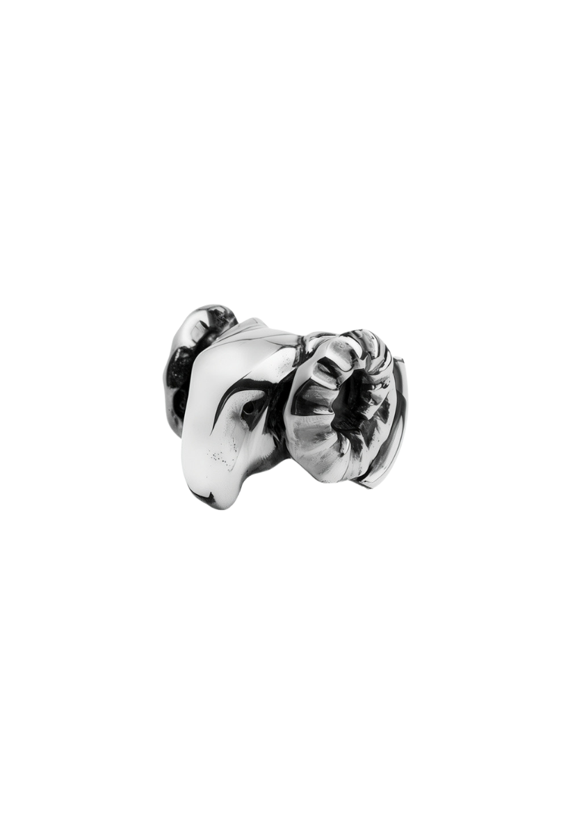 Aries Head Ring