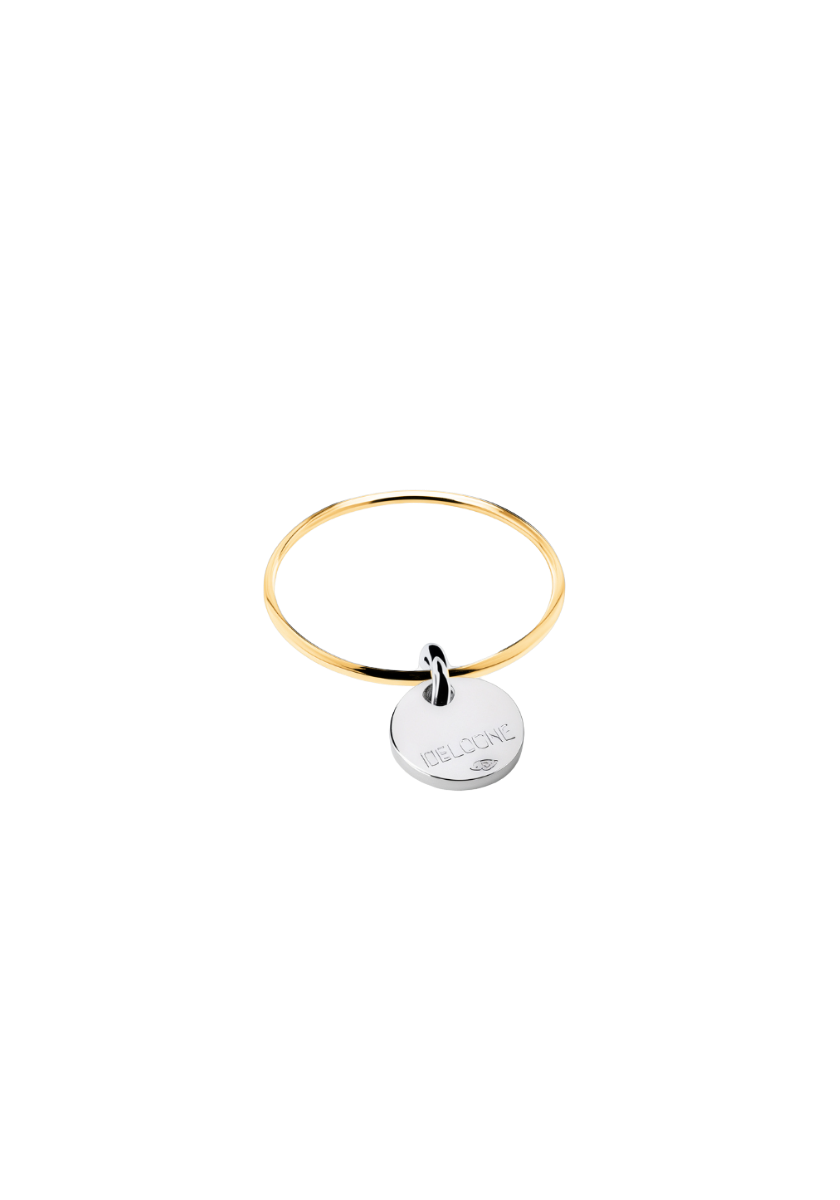 Bague Bubbies Médaille BB Or et Argent