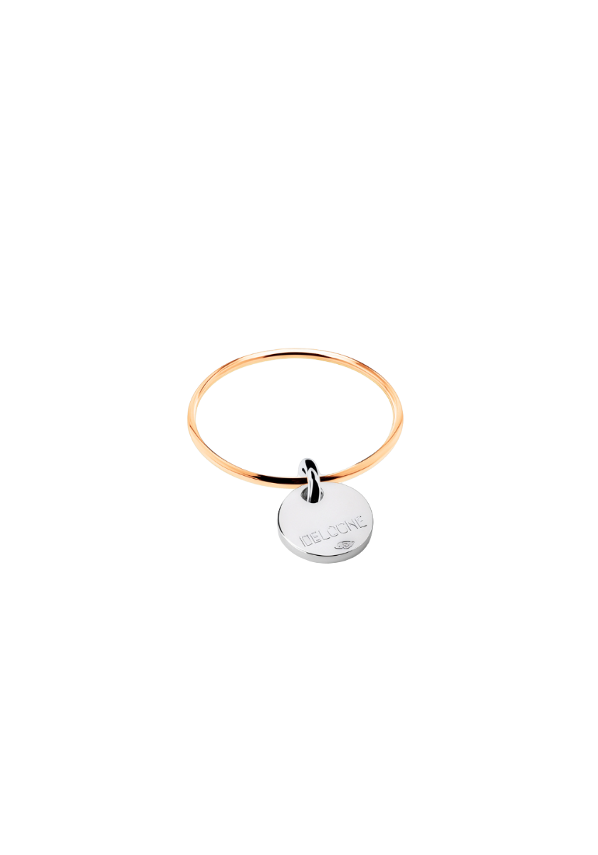 Bague Bubbies Médaille BB Or et Argent
