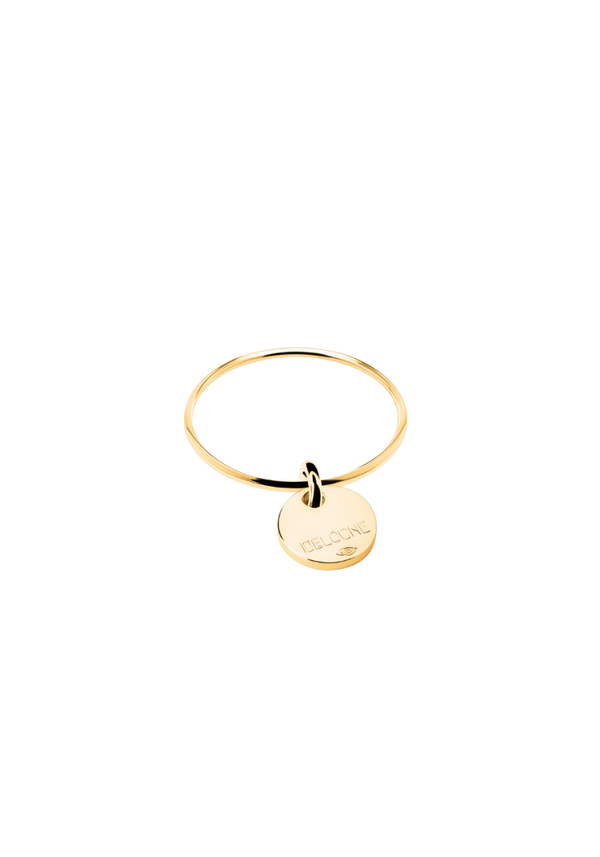 Bague Bubbies Médaille BB Or