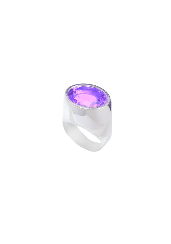 Champagne Ring with Stone