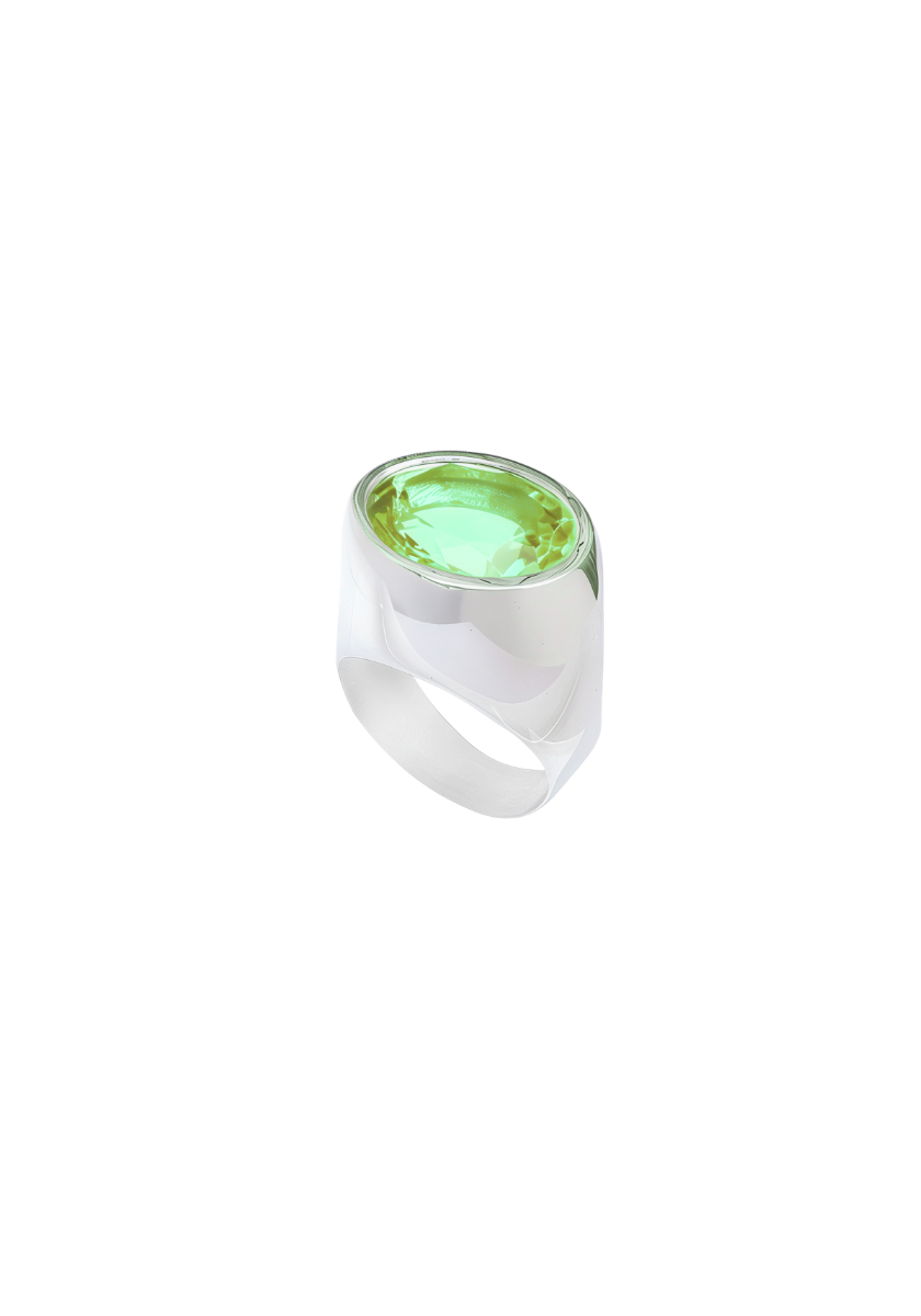 Bague Champagne avec Pierre