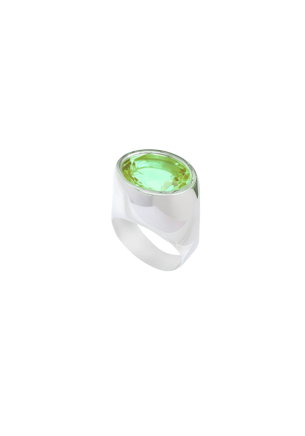 Champagne Ring with Stone