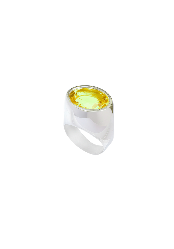 Champagne Ring with Stone