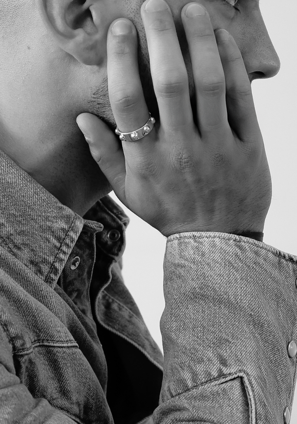 Bague Clou Sphères